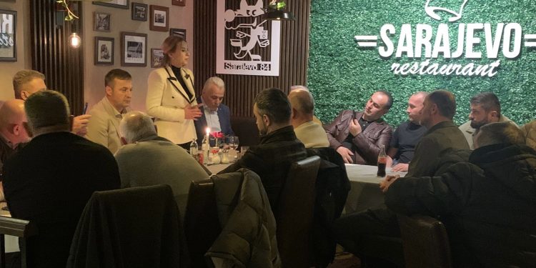 Kandidati za narodne poslanike Selma Kučević, Salih Hot i Adnan Šehović u posjeti Beču