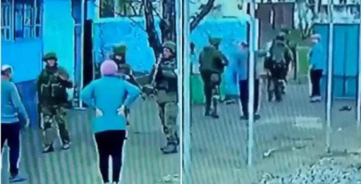 /VIDEO/ Hrabrost na djelu: Baka i djed otjerali ruske vojnike iz svog dvorišta