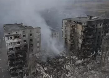 (VIDEO) Ukrajinski grad Borodjanka je razoren, snimci iz zraka najbolje opisuju katastrofu