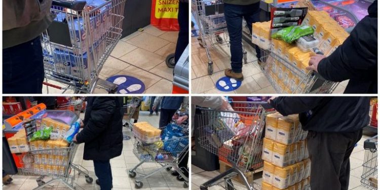 Opšta panika u Srbiji oterala građane u masovnu kupovinu
