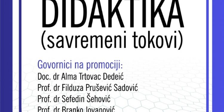 (VIDEO) Promocija knjige „Didaktika –savremeni tokovi“ 3.6.2022. Kuća mira u 19h 