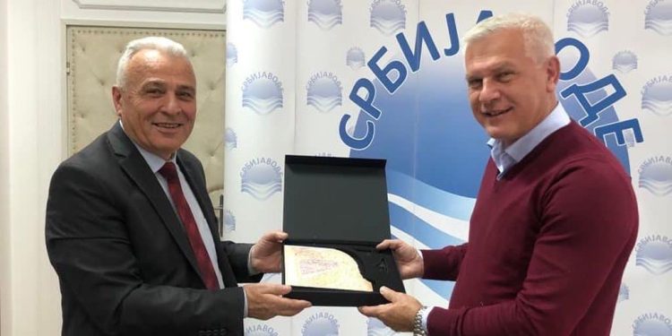 Predsjednik opštine Tutin Salih Hot dogovorio uredjenje korita reke Vidrenjak  sa Goranom Puzovićem direktorom JVP “Srbija Vode”.