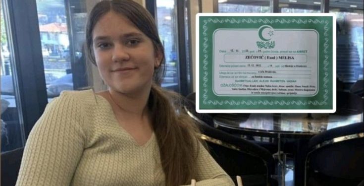 Danas dženaza tragično nastradaloj Melisi Zećović (14)