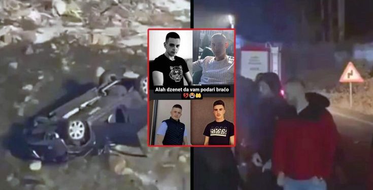 Rožaje: OVO SU MLADIĆI KOJI slijeteli u koritu Ibra, trojica poginula na licu mjesta, četvrti teško povrijeđen