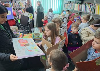 (FOTO)Mališani vrtića Bubamara iz Tutina obeležili su svjetski Dan knjige