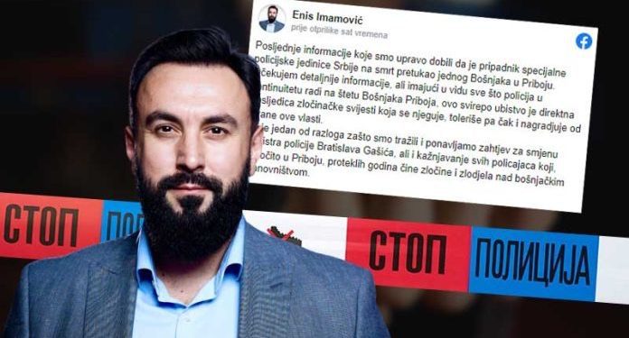 Imamović: Svirepo ubistvo kontinuitet djelovanja pribojske policije, tražimo smjenu Gašića