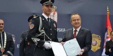 Tutinac Mladen Mijović proglašen za studenta godine na Kriminalističko-policijskom univerzitetu u Beogradu